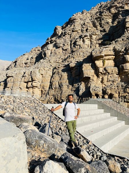 Parking for Hidden Oasis Trek, Attraction in Wadi Shehah